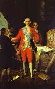 Francisco Jose de Goya Francisco de Goya the Count of Floridablanca and Goya. oil painting